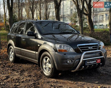 Черный Киа Соренто, объемом двигателя 2.5 л и пробегом 140 тыс. км за 8190 $, фото 2 на Automoto.ua