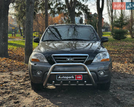 Черный Киа Соренто, объемом двигателя 2.5 л и пробегом 140 тыс. км за 8190 $, фото 1 на Automoto.ua