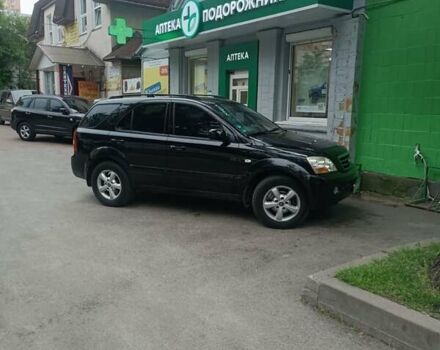 Черный Киа Соренто, объемом двигателя 2.5 л и пробегом 230 тыс. км за 8100 $, фото 1 на Automoto.ua