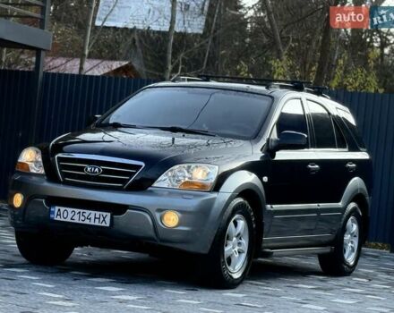 Черный Киа Соренто, объемом двигателя 2.5 л и пробегом 208 тыс. км за 8200 $, фото 4 на Automoto.ua