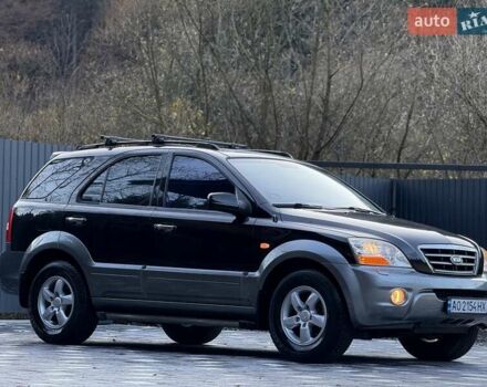 Черный Киа Соренто, объемом двигателя 2.5 л и пробегом 208 тыс. км за 8200 $, фото 2 на Automoto.ua