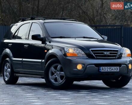 Черный Киа Соренто, объемом двигателя 2.5 л и пробегом 208 тыс. км за 8200 $, фото 76 на Automoto.ua