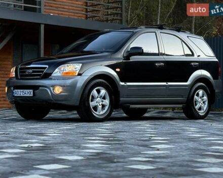 Черный Киа Соренто, объемом двигателя 2.5 л и пробегом 208 тыс. км за 8200 $, фото 88 на Automoto.ua