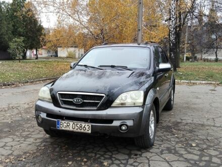 Черный Киа Соренто, объемом двигателя 2.5 л и пробегом 300 тыс. км за 3300 $, фото 1 на Automoto.ua