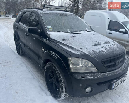 Черный Киа Соренто, объемом двигателя 2.5 л и пробегом 320 тыс. км за 4650 $, фото 1 на Automoto.ua