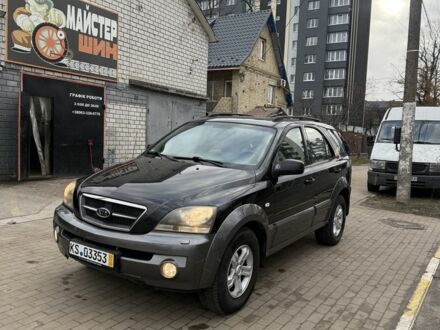 Черный Киа Соренто, объемом двигателя 2.5 л и пробегом 198 тыс. км за 4950 $, фото 1 на Automoto.ua