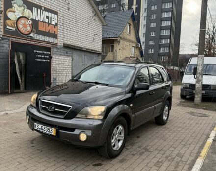 Черный Киа Соренто, объемом двигателя 2.5 л и пробегом 198 тыс. км за 4950 $, фото 1 на Automoto.ua