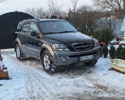 Черный Киа Соренто, объемом двигателя 2.5 л и пробегом 243 тыс. км за 7400 $, фото 1 на Automoto.ua