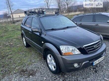 Черный Киа Соренто, объемом двигателя 2.5 л и пробегом 300 тыс. км за 8700 $, фото 1 на Automoto.ua