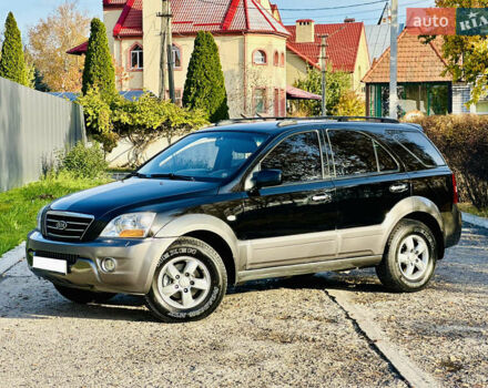 Черный Киа Соренто, объемом двигателя 2.5 л и пробегом 139 тыс. км за 8650 $, фото 1 на Automoto.ua