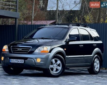 Черный Киа Соренто, объемом двигателя 2.5 л и пробегом 208 тыс. км за 8200 $, фото 1 на Automoto.ua