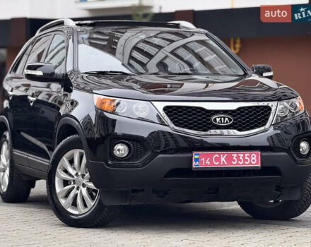 Чорний Кіа Соренто, об'ємом двигуна 2.2 л та пробігом 215 тис. км за 13150 $, фото 1 на Automoto.ua