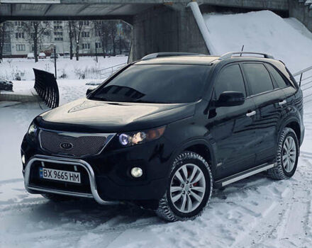 Черный Киа Соренто, объемом двигателя 2.2 л и пробегом 252 тыс. км за 13400 $, фото 1 на Automoto.ua