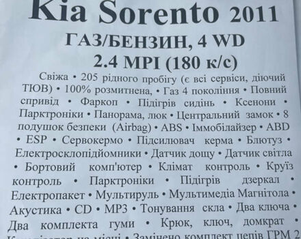Коричневый Киа Соренто, объемом двигателя 2.4 л и пробегом 207 тыс. км за 11850 $, фото 32 на Automoto.ua