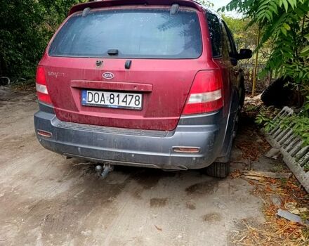 Киа Соренто 2004 в Новониколаевке на Automoto.ua Красный Киа Соренто, объемом двигателя 2.5 л и пробегом 407 тыс. км за 4000 $, фото 2 на Automoto.ua
