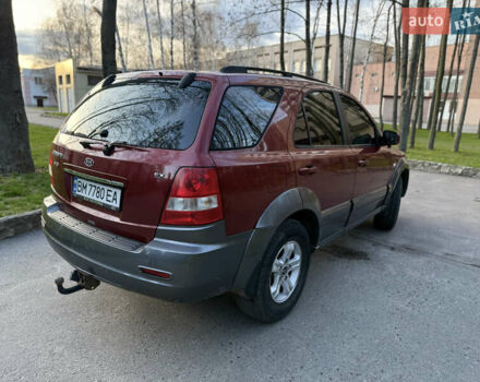 Красный Киа Соренто, объемом двигателя 2.5 л и пробегом 256 тыс. км за 8200 $, фото 2 на Automoto.ua