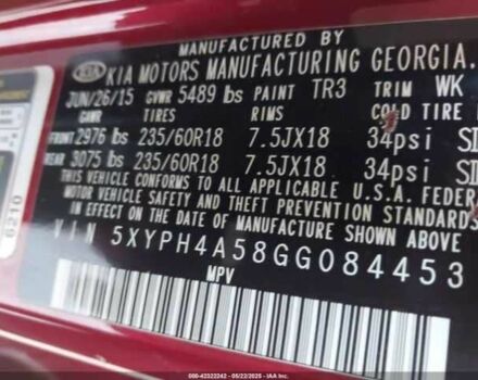 Красный Киа Соренто, объемом двигателя 3.3 л и пробегом 85 тыс. км за 2000 $, фото 18 на Automoto.ua