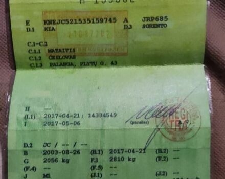 Серый Киа Соренто, объемом двигателя 0 л и пробегом 470 тыс. км за 2500 $, фото 6 на Automoto.ua