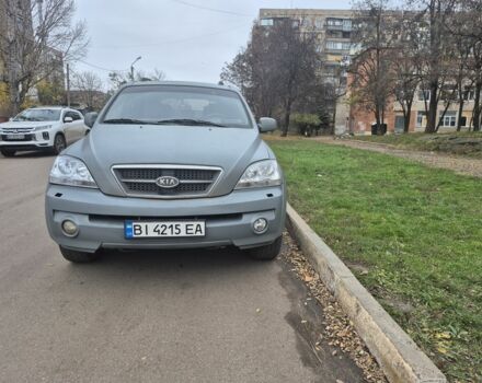 Серый Киа Соренто, объемом двигателя 2.4 л и пробегом 260 тыс. км за 4500 $, фото 1 на Automoto.ua