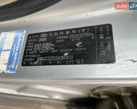 Серый Киа Соренто, объемом двигателя 2.5 л и пробегом 274 тыс. км за 3700 $, фото 31 на Automoto.ua