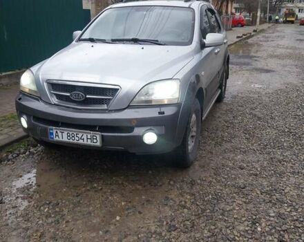 Серый Киа Соренто, объемом двигателя 2.5 л и пробегом 373 тыс. км за 5900 $, фото 3 на Automoto.ua