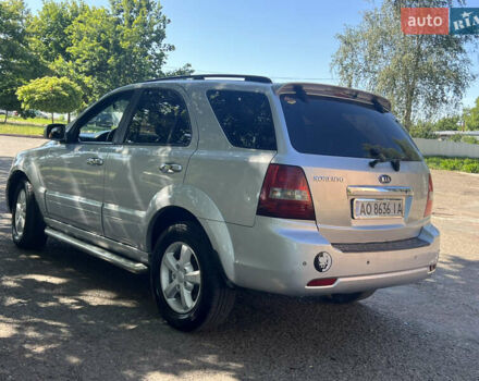 Серый Киа Соренто, объемом двигателя 2.5 л и пробегом 218 тыс. км за 5000 $, фото 4 на Automoto.ua
