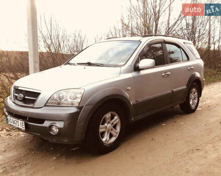 Серый Киа Соренто, объемом двигателя 2.5 л и пробегом 280 тыс. км за 4850 $, фото 1 на Automoto.ua