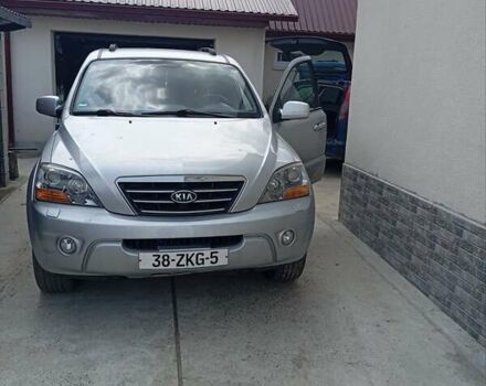 Серый Киа Соренто, объемом двигателя 2.5 л и пробегом 250 тыс. км за 4200 $, фото 6 на Automoto.ua