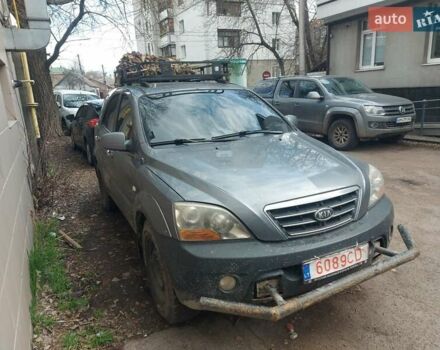Серый Киа Соренто, объемом двигателя 2.5 л и пробегом 285 тыс. км за 3600 $, фото 4 на Automoto.ua