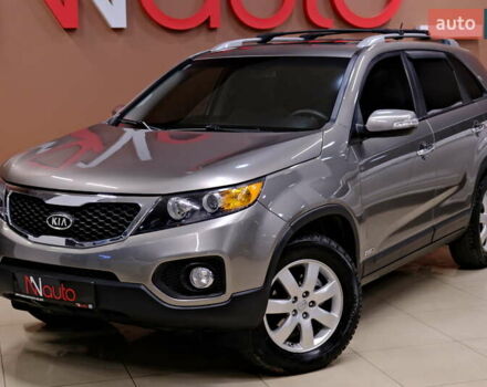 Серый Киа Соренто, объемом двигателя 2.4 л и пробегом 180 тыс. км за 11900 $, фото 9 на Automoto.ua