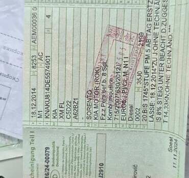 Серый Киа Соренто, объемом двигателя 2.2 л и пробегом 154 тыс. км за 17300 $, фото 29 на Automoto.ua