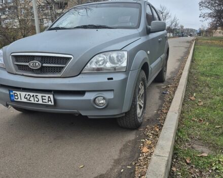 Серый Киа Соренто, объемом двигателя 2.4 л и пробегом 260 тыс. км за 4500 $, фото 1 на Automoto.ua