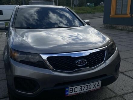 Серый Киа Соренто, объемом двигателя 2.4 л и пробегом 245 тыс. км за 10350 $, фото 1 на Automoto.ua