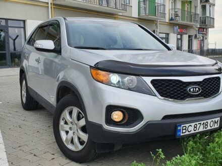 Серый Киа Соренто, объемом двигателя 2.4 л и пробегом 218 тыс. км за 12900 $, фото 1 на Automoto.ua