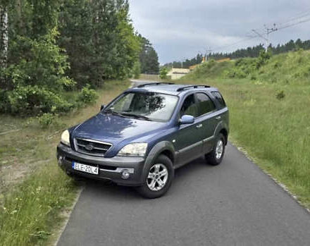 Синий Киа Соренто, объемом двигателя 2.5 л и пробегом 177 тыс. км за 3850 $, фото 5 на Automoto.ua