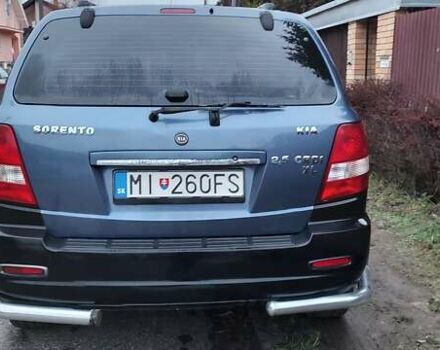 Синий Киа Соренто, объемом двигателя 2.5 л и пробегом 215 тыс. км за 6465 $, фото 5 на Automoto.ua