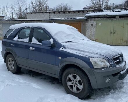 Синий Киа Соренто, объемом двигателя 2.5 л и пробегом 200 тыс. км за 3500 $, фото 1 на Automoto.ua
