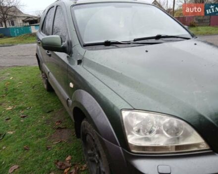 Зеленый Киа Соренто, объемом двигателя 2.5 л и пробегом 340 тыс. км за 4500 $, фото 3 на Automoto.ua