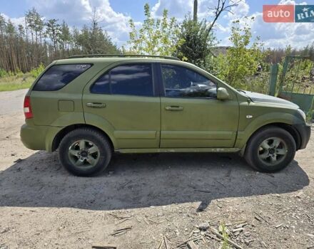 Зеленый Киа Соренто, объемом двигателя 2.5 л и пробегом 301 тыс. км за 3500 $, фото 4 на Automoto.ua