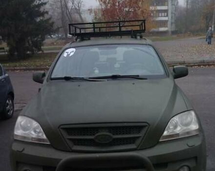 Зеленый Киа Соренто, объемом двигателя 2.5 л и пробегом 319 тыс. км за 4749 $, фото 1 на Automoto.ua