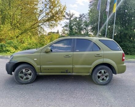 Зеленый Киа Соренто, объемом двигателя 2.5 л и пробегом 333 тыс. км за 3500 $, фото 5 на Automoto.ua