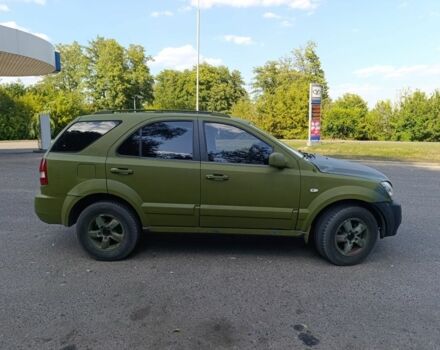Зеленый Киа Соренто, объемом двигателя 2.5 л и пробегом 333 тыс. км за 3500 $, фото 4 на Automoto.ua