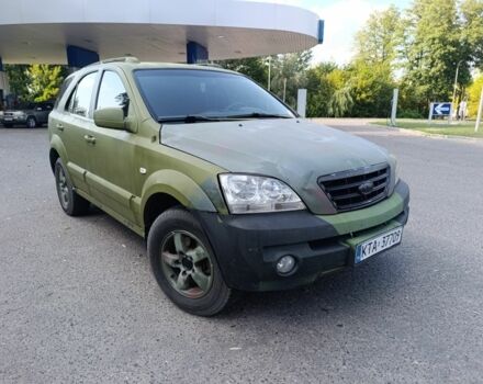 Зеленый Киа Соренто, объемом двигателя 2.5 л и пробегом 333 тыс. км за 3500 $, фото 3 на Automoto.ua