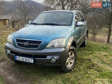 Зеленый Киа Соренто, объемом двигателя 2.5 л и пробегом 331 тыс. км за 6200 $, фото 1 на Automoto.ua