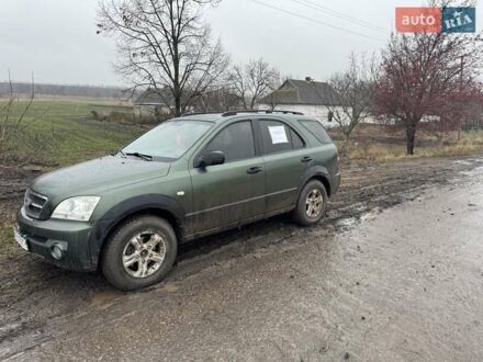 Киа Соренто 2003 в Новониколаевке на Automoto.ua Зеленый Киа Соренто, объемом двигателя 2.4 л и пробегом 250 тыс. км за 2000 $, фото 1 на Automoto.ua