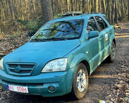 Зеленый Киа Соренто, объемом двигателя 2.5 л и пробегом 222 тыс. км за 3500 $, фото 1 на Automoto.ua