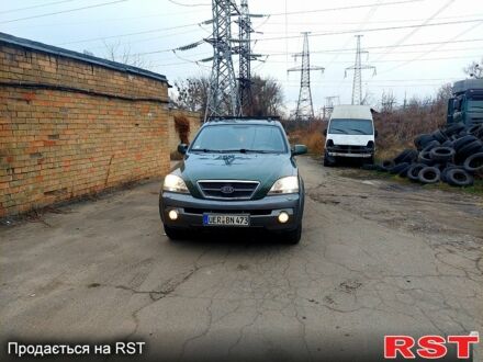 Зеленый Киа Соренто, объемом двигателя 2.5 л и пробегом 310 тыс. км за 3250 $, фото 1 на Automoto.ua