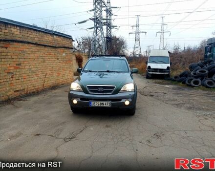 Зеленый Киа Соренто, объемом двигателя 2.5 л и пробегом 310 тыс. км за 3250 $, фото 1 на Automoto.ua