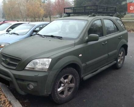 Зеленый Киа Соренто, объемом двигателя 2.5 л и пробегом 319 тыс. км за 4749 $, фото 1 на Automoto.ua