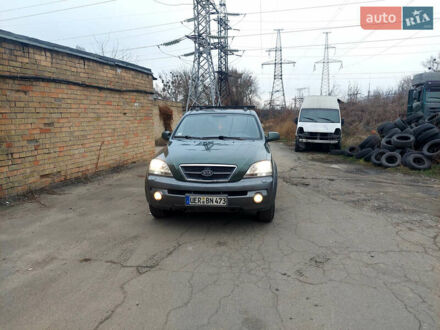 Зеленый Киа Соренто, объемом двигателя 2.5 л и пробегом 310 тыс. км за 3250 $, фото 1 на Automoto.ua